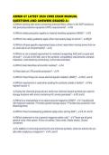 AMMO 67 LATEST 2026 CORE EXAM MANUAL QUESTIONS AND ANSWERS GRADED A&plus;