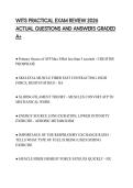 WITS PRACTICAL EXAM REVIEW 2026 ACTUAL QUESTIONS AND ANSWERS GRADED A&plus;