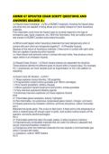 AMMO 67 UPDATED EXAM SCRIPT QUESTIONS AND ANSWERS GRADED A&plus;