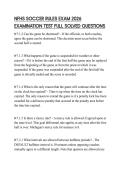 NFHS SOCCER RULES EXAM 2026 EXAMINATION TEST FULL SOLVED QUESTIONS