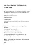 NHA CBCS PRACTICE TESTS 2026 FINAL REVIEW EXAM