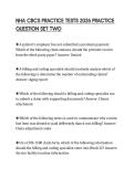 NHA CBCS PRACTICE TESTS 2026 PRACTICE QUESTION SET TWO
