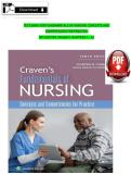 TEST BANK for Fundamentals of Nursing&colon; Concepts and Competencies for Practice 10th Edition By Craven&comma; Hirnle&comma; Henshaw &vert; Complete Chapters 1-43 &vert; All Multiple Choice Questions with Correct Answers