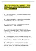NHA MEDICAL CODING AND BILLING FINAL PAPER EXAM REVIEW TESTED QUESTIONS 2026 100&percnt; CORRECT