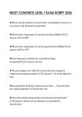 NICET CONCRETE LEVEL 1 EXAM SCRIPT 2026