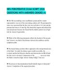 NIFA PERIOPERATIVE EXAM SCRIPT 2026 QUESTIONS WITH ANSWERS GRADED A&plus;