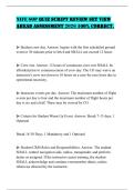 NIFE SOP QUIZ SCRIPT REVIEW SET VIEW AHEAD ASSESSMENT 2026 100&percnt; CORRECT&period;