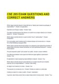 CSE 205 EXAM QUESTIONS AND CORRECT ANSWERS 