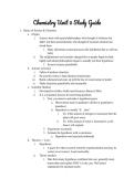 Class notes on Chemistry Unit 0