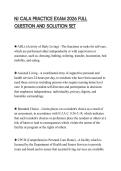 NJ CALA PRACTICE EXAM 2026 FULL QUESTION AND SOLUTION SET