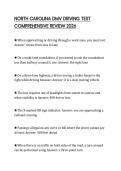 NORTH CAROLINA DMV DRIVING TEST COMPREHENSIVE REVIEW 2026