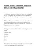 NOTARY SIGNING AGENT FINAL PAPER 2026 EXAM Q AND A FULL SOLUTION