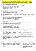 AVIA104&colon; Mid-term Exam with all Correct & 100&percnt; Verified Answers &vert;Actual Complete Exam &vert;Already Graded A&plus;