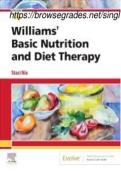 TEST BANK For Williams Basic Nutrition and Diet Therapy 16th Edition by Staci Nix&comma; All 23 Chapters Covered&comma; Verified Latest Edition