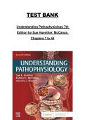 Understanding Pathophysiology &lpar;Chapters 1&ndash;44&rpar;&comma; 7th Edition &mdash; Test Bank&comma; Sue Huether & Kathryn McCance&comma; Complete Course Coverage