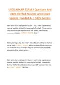 USCG AUXAIR EXAM A Questions And  100&percnt; Verified Answers Latest 2026  Update &vert; Graded A&plus; &vert; 100&percnt; Success