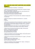 RBC 2 UPDATED EXAM SCRIPT QUESTIONS AND ANSWERS GRADED A&plus;