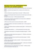 PESTICIDE APPLICATOR COMPREHENSIVE EXAM QUESTIONS AND ANSWERS GRADED A&plus;