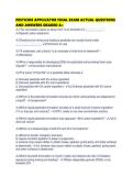 PESTICIDE APPLICATOR FINAL EXAM ACTUAL QUESTIONS AND ANSWERS GRADED A&plus;