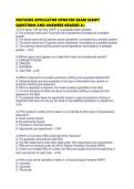 PESTICIDE APPLICATOR UPDATED EXAM SCRIPT QUESTIONS AND ANSWERS GRADED A&plus;