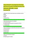 Texas Esthetician Licensing Exam Questions And Correct Answers&lpar;Verified Answers&rpar; Plus Rationales 2026 Q&A &vert; Instant Download Pdf