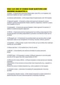 WGU C425 END OF COURSE EXAM QUESTIONS AND ANSWERS GUARANTEE A&plus;