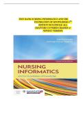 Nursing Informatics and the Foundation of Knowledge 4th Edition by McGonigle &ndash; Complete Test Bank Chapters 1&ndash;26 with Verified Questions&comma; Correct Answers & Detailed Rationales &vert; Latest 2026&sol;2027 Edition