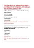 FDNY G60 Exam Test Questions and Correct Answers &ndash; Firefighter Candidate Study Guide