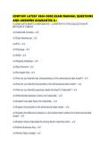 CDW110V LATEST 2026 CORE EXAM MANUAL QUESTIONS AND ANSWERS GUARANTEE A&plus;