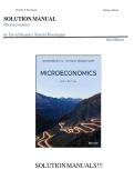 Besanko & Braeutigam Microeconomics 6th Edition &ndash; Complete Solutions Manual with Step-by-Step Answers