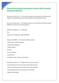 Dental Assisting Jurisprudence Exam with accurate detailed solutions