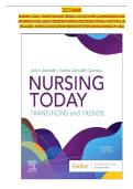 Test Bank - Nursing Today&colon; Transition and Trends&comma; 11th Edition &lpar;Zerwekh&comma; 2023&rpar;&comma; Chapter 1-26 &vert; All Chapters