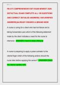 RN ATI COMPREHENSIVE EXIT EXAM NEWEST 2026 2027ACTUAL EXAM COMPLETE ALL 180 QUESTIONS  AND CORRECT DETAILED ANSWERS&lpar; 100&percnt;VERIFIED  ANSWERS&rpar;&vert;ALREADY GRADED A&plus;&vert;BRAND NEW&excl; 