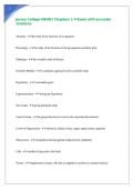 Jersey College HBHD1 Chapters 1-4 Exam with accurate solutions