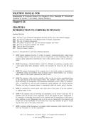 Solution Manual for Fundamentals of Corporate Finance 11CE &vert; Ross&comma; Westerfield&comma; Jordan &vert; All Chapters 1&ndash;26