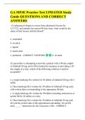 GA MPJE Practice Test UPDATED Study  Guide QUESTIONS AND CORRECT  ANSWERS