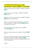 GA MPJE UPDATED Study Guide  QUESTIONS AND CORRECT ANSWERS -