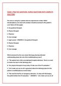 EXAM 1 PRACTICE QUESTIONS- NUR313 QUESTIONS WITH COMPLETE  SOLUTIONS