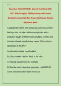 Saunders NCLEX PN NGN Newest Test Bank 2026 2027 With Complete 500 Questions And Correct  Detailed Answers &lpar;Verified Answers&rpar; &vert;Already Graded  A&plus;&vert;&vert;Brand New&excl;&excl;