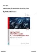 Test Bank -  Network Defense and Countermeasures&comma; Principles and Practices&comma; 4th Edition by William Easttom  &vert; All Chapters included&period;