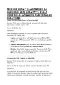 MCB 450 EXAM 1 GUARANTEED A&plus; SUCCESS&colon; 2026 EXAM WITH FULLY VERIFIED A&plus; ANSWERS AND DETAILED SOLUTIONS