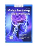 TEST BANK FOR Medical Terminology for Health Professions&comma; Spiral bound Version  9th Edition by Ann Ehrlich &comma; Carol Schroeder ISBN&colon;978-0357513699 COMPLETE GUIDE WITH RATIONALES 100&percnt; VERIFIED A&plus; GRADE ASSURED&excl;&excl;&excl;&excl;&excl;&excl;NEW LATEST UPDATE&excl;&excl;&excl;&excl;&excl;