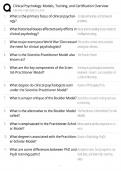 Clinical Psychology Models &sol; Training & Certification Overview &sol; Study Guide &sol; 2025 Update
