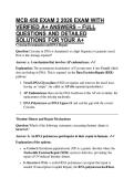 MCB 450 EXAM 2 2026 EXAM WITH VERIFIED A&plus; ANSWERS &ndash; FULL QUESTIONS AND DETAILED SOLUTIONS FOR YOUR A&plus;