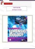 Forensic Biology &lpar;2nd Edition&rpar; &ndash; Verified Test Bank by Richard Li &lpar;All Chapters Included&rpar;