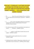 ICRM PART 5 Technology&comma; Electronic Records  & Information Systems EXAM STUDY GUIDE  2025&sol;2026 COMPLETE QUESTIONS WITH VERIFIED  CORRECT ANSWERS &vert;&vert; 100&percnt; GUARANTEED PASS  <NEWEST VERSION> 
