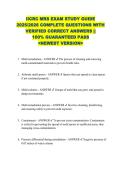 IICRC MRS EXAM STUDY GUIDE  2025&sol;2026 COMPLETE QUESTIONS WITH  VERIFIED CORRECT ANSWERS &vert;&vert;   100&percnt; GUARANTEED PASS  <NEWEST VERSION> 