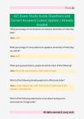 AIC Exam Study Guide Questions and  Correct Answers&sol; Latest Update &sol; Already  Graded
