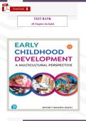 Early Childhood Development&colon; A Multicultural Perspective &lpar;8th Edition&rpar; &ndash; Verified Test Bank by Jeffrey Trawick‑Smith &lpar;All Chapters Included&rpar;