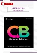 CB&colon; Consumer Behaviour &lpar;3rd Canadian Edition&rpar; &ndash; Verified Solutions Manual by Barry J&period; Babin &lpar;All Chapters Included&rpar;
